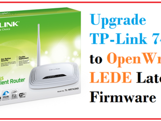 openWrt Lede firmware upgrade from mobile