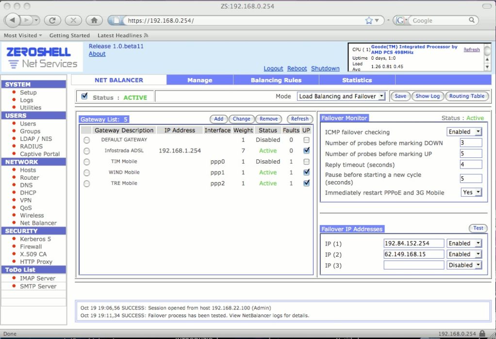 Wireless captive portal