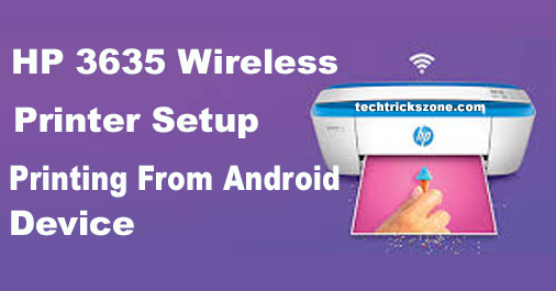 HP DeskJet Ink Advantage 3635 Wireless Printer installation