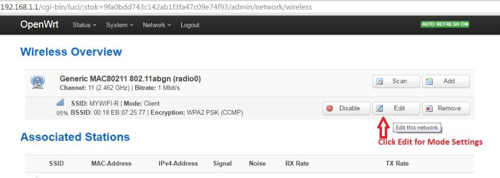 openwrt setup wireless access point