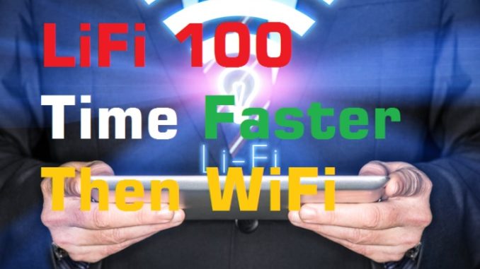 how-lifi-working-for-faster-internet LiFi 100 time Faster then WiFi