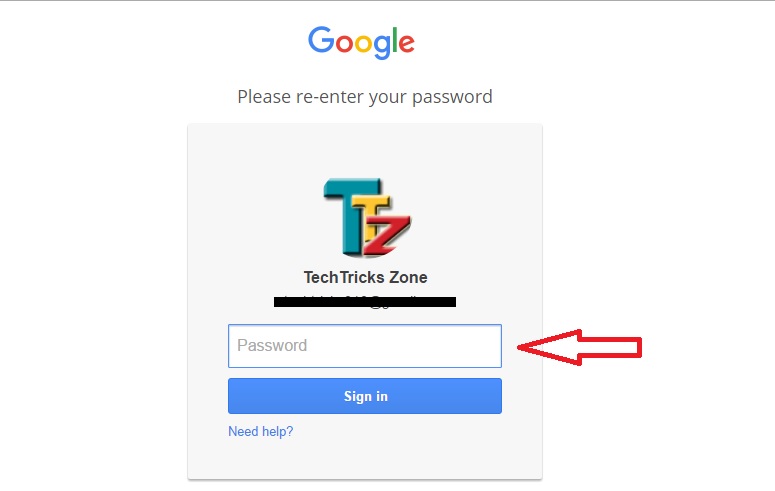 Gmail Password Change