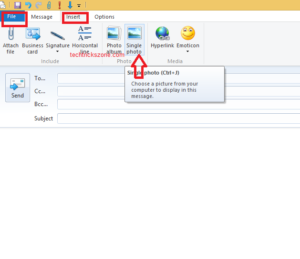 add a photo to email signature in outlook