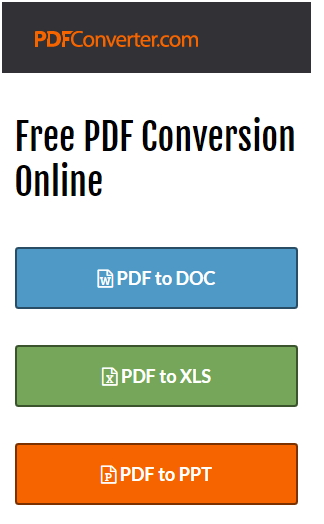 pdf conversion online
