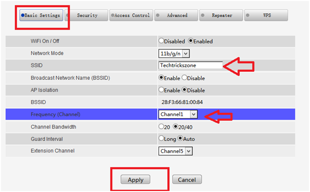 Basic Configuration of WiFi router for home