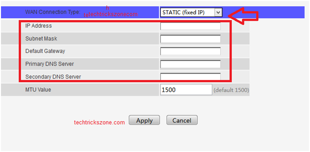 Wi-Fi Router configuration in WAN mode