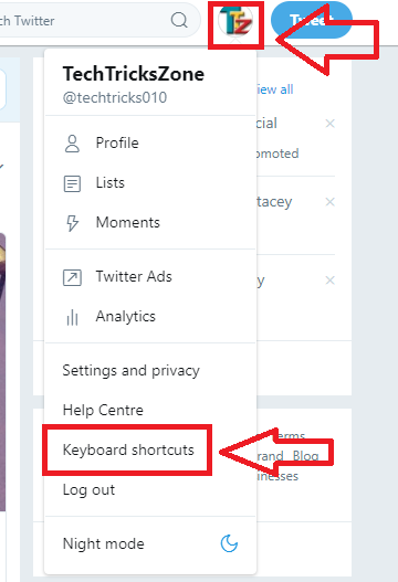 twitter download video shortcut