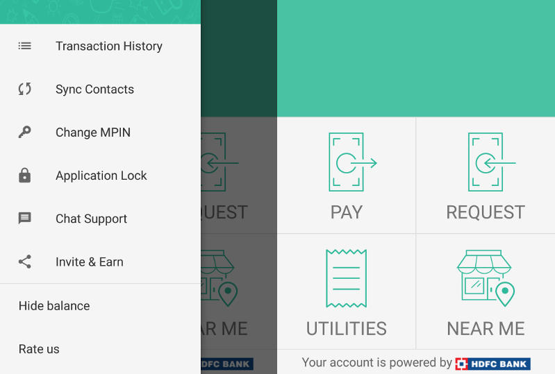 HDFC Bank Chiller and Payzapp Apps provide you mobile wallet and Transfer Facility 