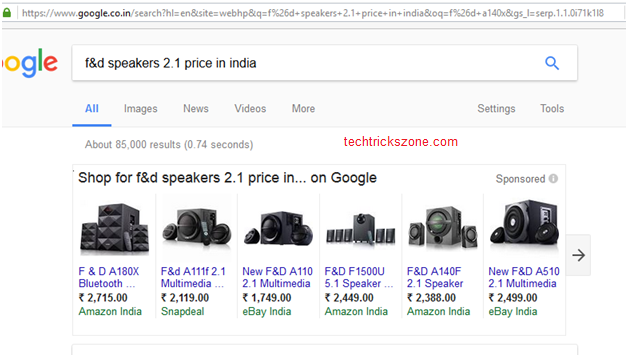 Search Product on Google buy online