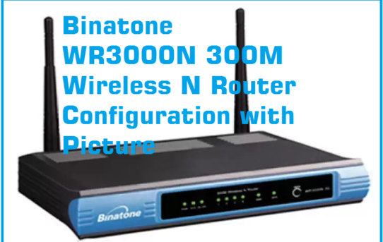 Binatone WR3000N 300M Wireless N Router Configuration