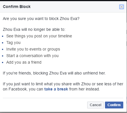 how to block facebook messages on iphone 