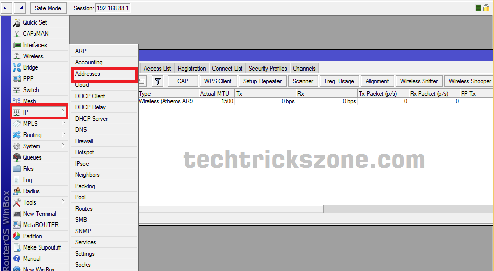 mikrotik address list multiple ip