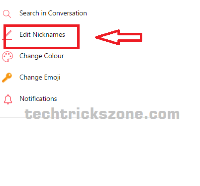how to change nickname on facebook app