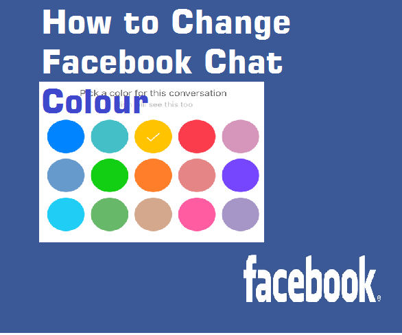 change Facebook chat color and Emoticons emoji