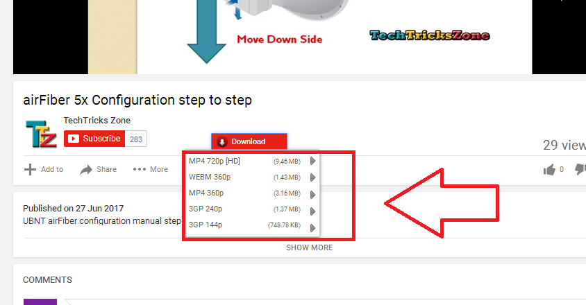 youtube video download direct from site