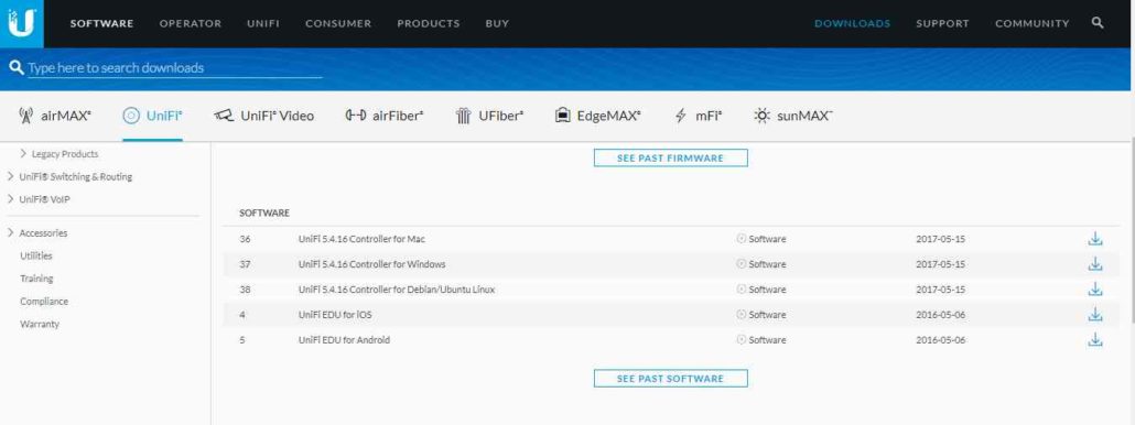 unifi controller login