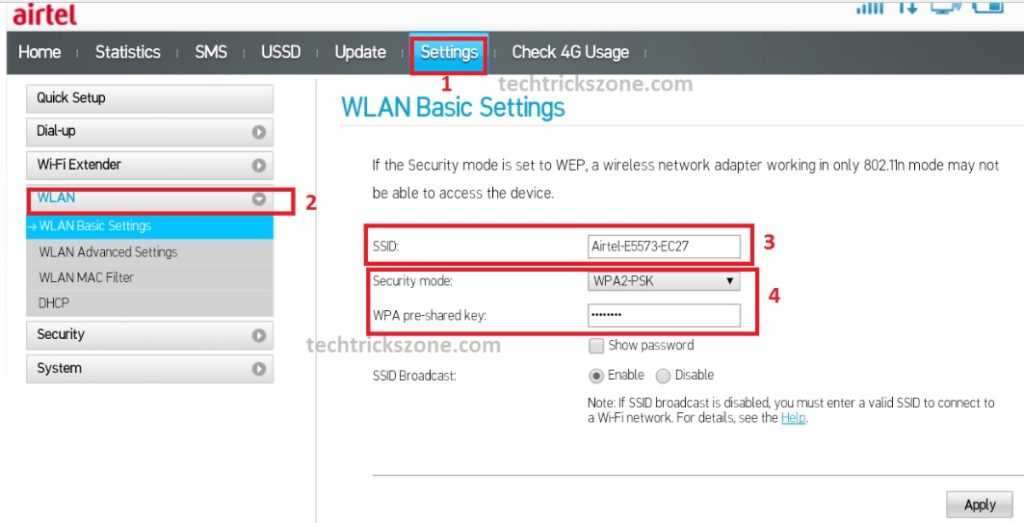 airtel 4g hotspot wifi extender