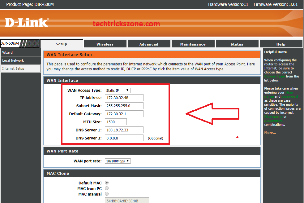 dlink router configuration