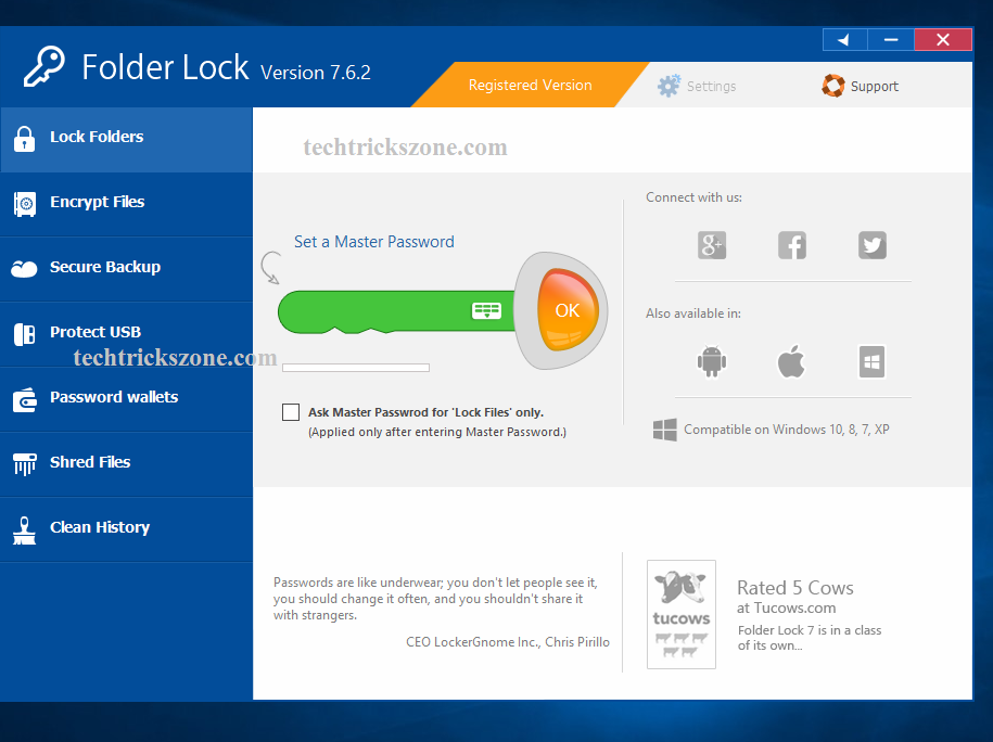 folder lock software android mobile