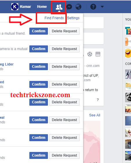 How To Check Facebook Request Accepted Or Rejected By Your Friends