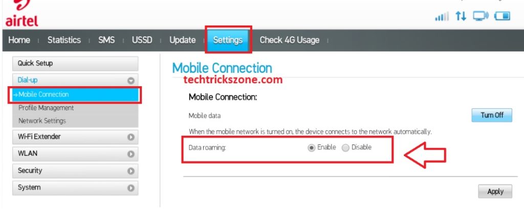 airtel 4 wifi hotspot balance check