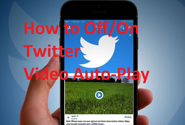 turn off auto-playing videos on Twitter