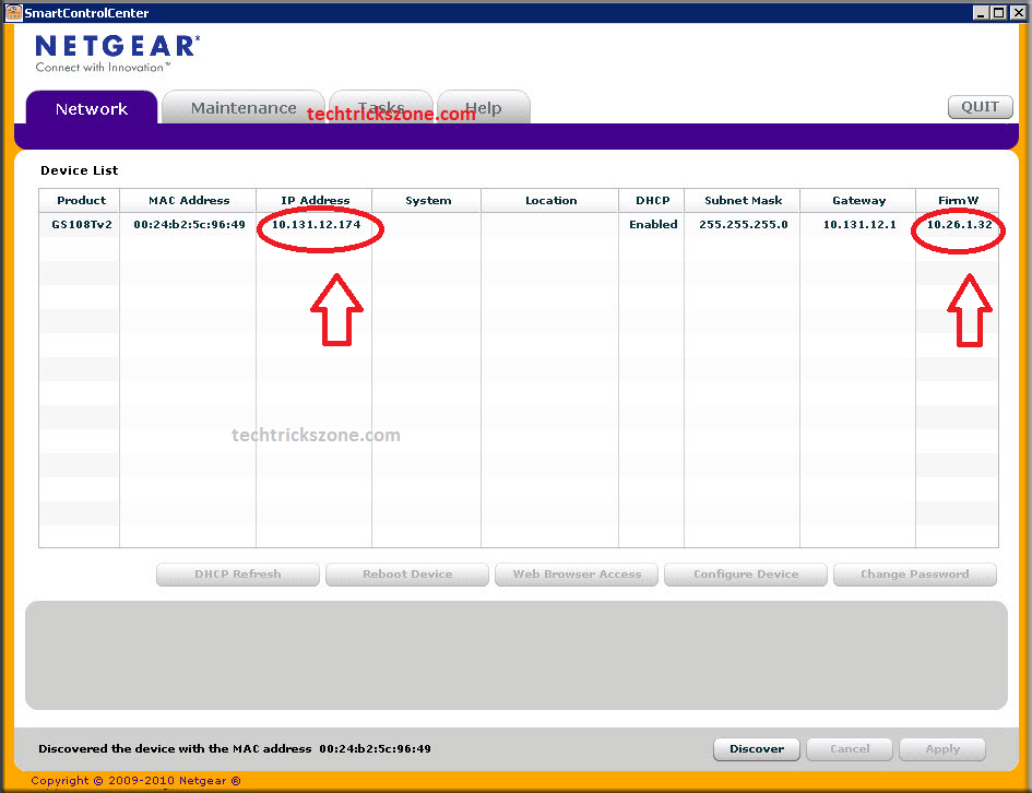 netgear switch configuration utility