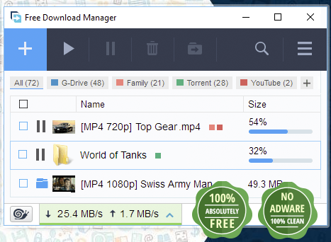 list of best download manager for windows 7