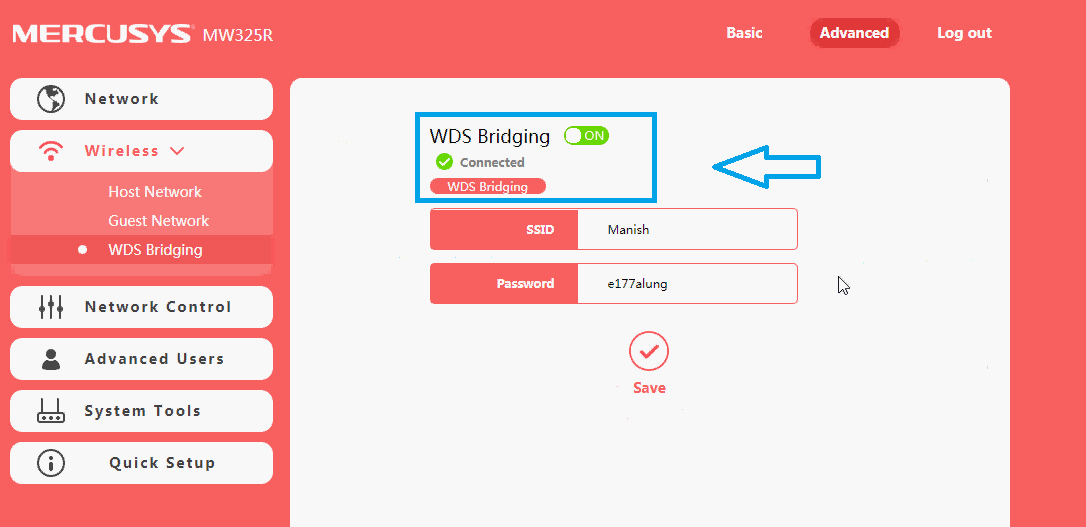 mercusys MW325R VLAN setting