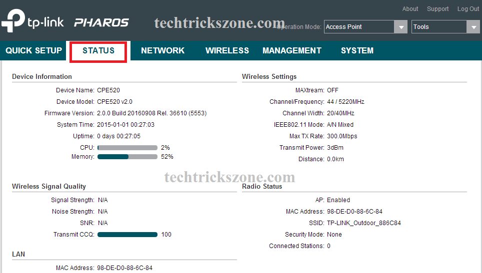 TP-Link AC500 Wireless Controller 