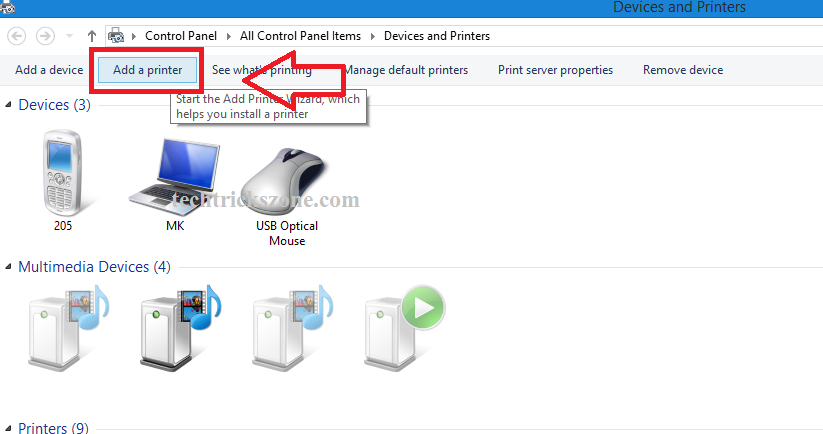 Windows 10 networked printers not showing in Devices and Printers