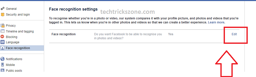 How to Turn On/ Off facebook Facial Recognition