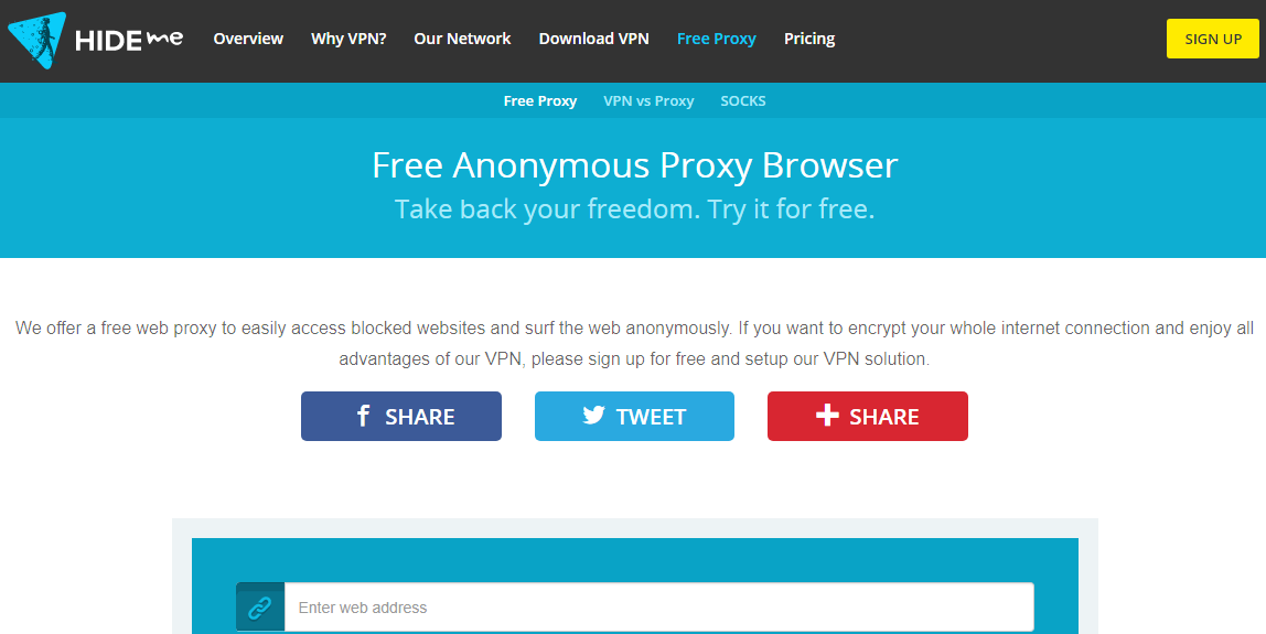 Hide me provide proxy server solutions as well as a VPN solution for commer...