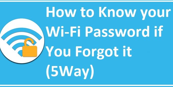 I forgot my Wi-Fi password-how-to-get How To Find WiFi Password When Forgot