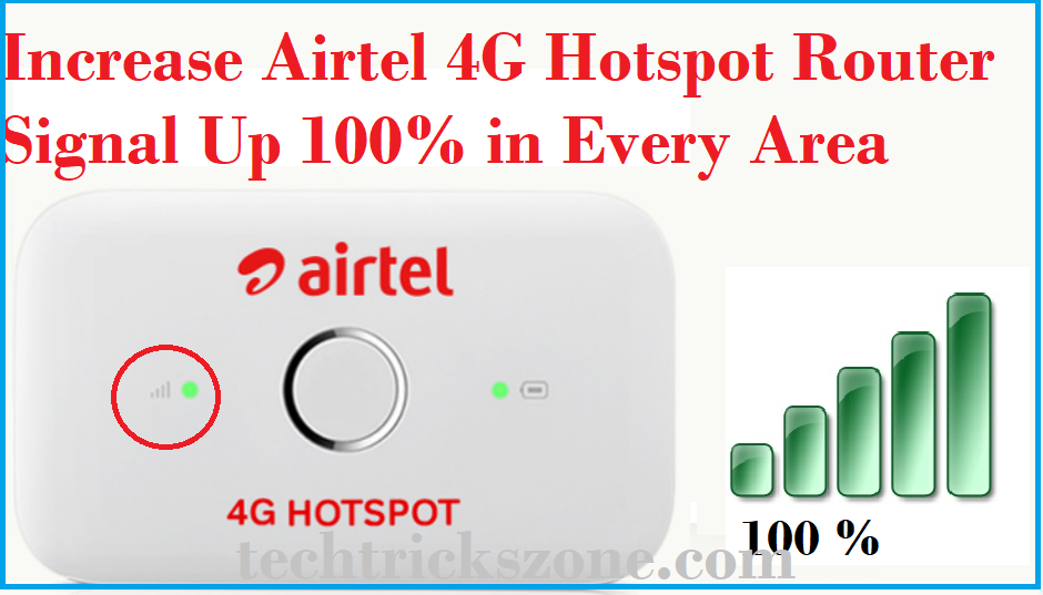 airtel 4g hotspot router signal boost