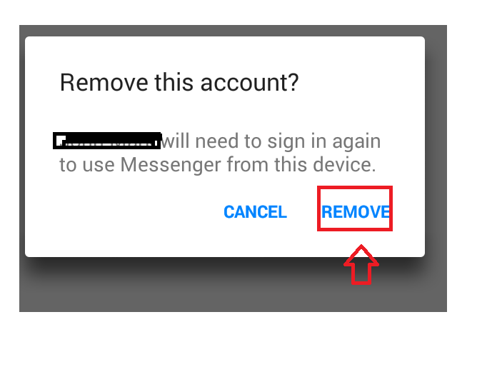 deactivate messenger account