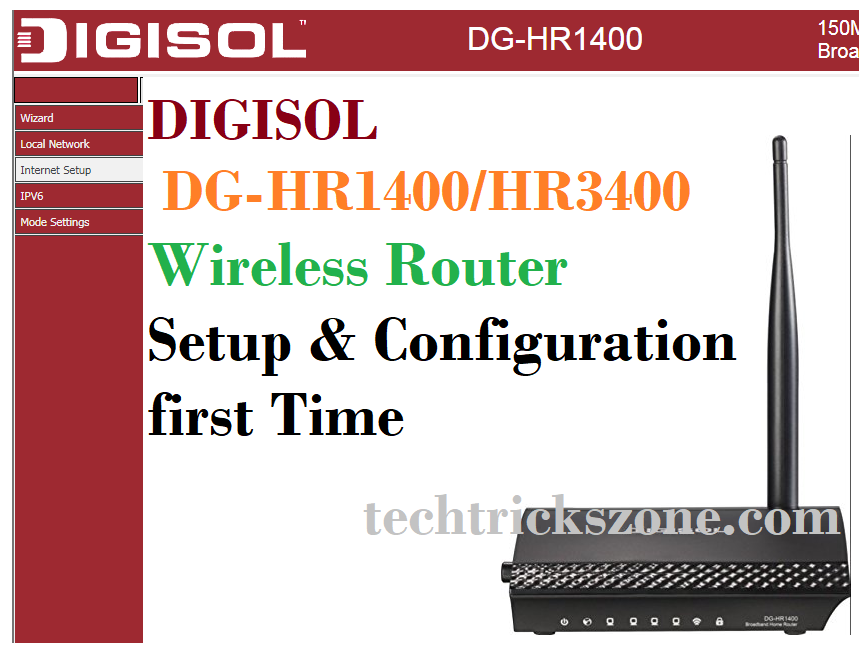 Digisol DG-HR1400 router