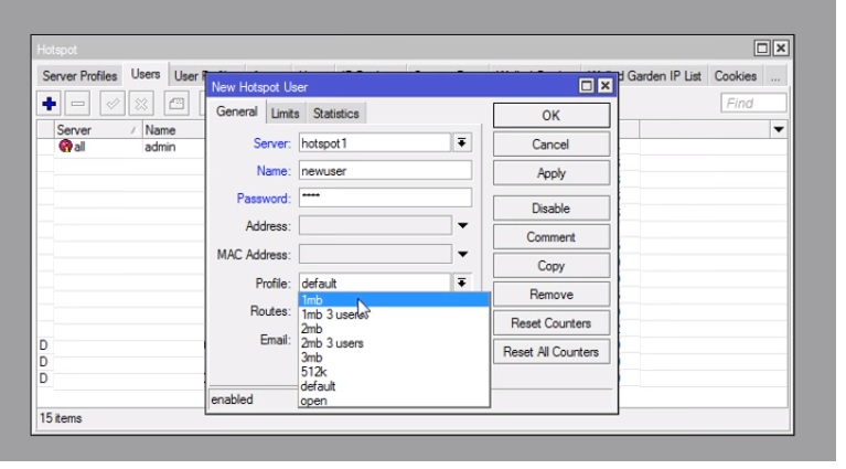  mikrotik hotspot active users