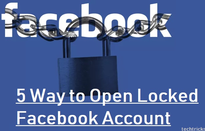 Facebook account temporarily locked