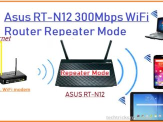 Asus RT-N12 WiFi router Setup in Repeater Mode Configuration