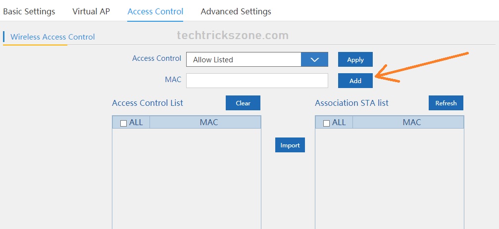 binatone C200 wireless AP configuration