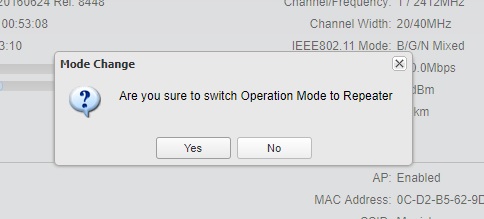 How to Configure the Repeater Mode on the Pharos device? 