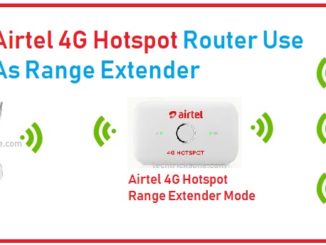 hotspot 4g router as range extender