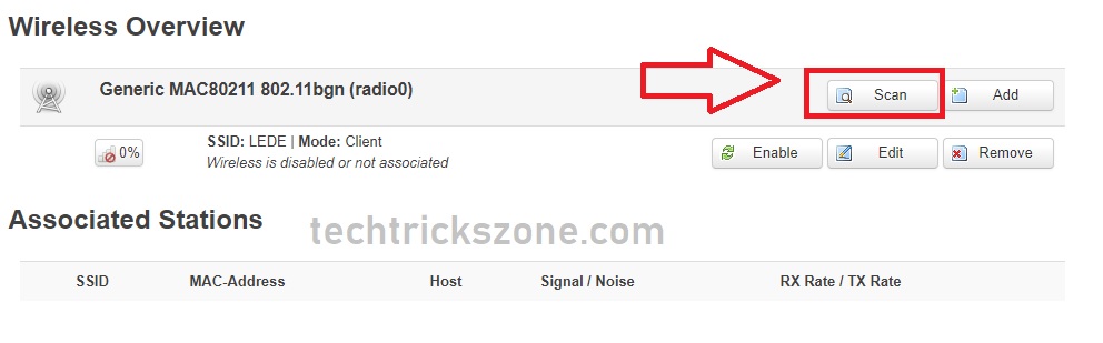 openwrt luci ping not with mikrotik ap