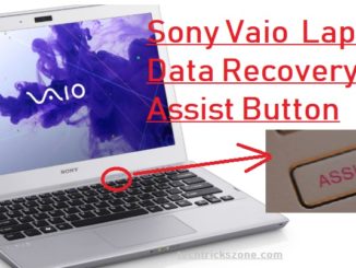 Sony Vaio Latitude Data recovery with Assist Button