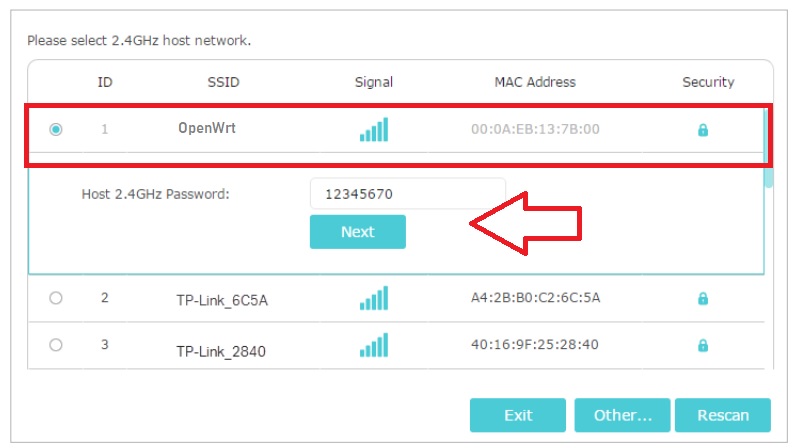 tp link repeater configurar