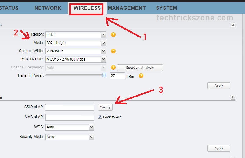 tp link cpe point to point configuration