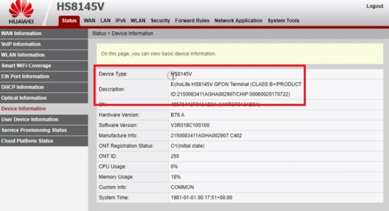 HUAWEI HS8145V 1POTS Dual Band WI-FI GPON ONT Setup and Configuration