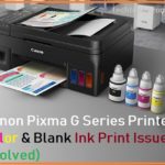 Black Color not printing on Canon Pixma G1000