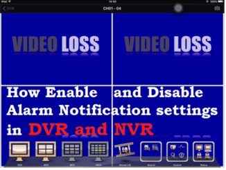 stop CP Plus DVR Beep alarm buzzer